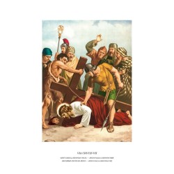 Tavole Via Crucis in cartoncino cm. 22x30