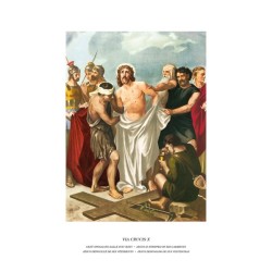 Tavole Via Crucis in cartoncino cm. 22x30