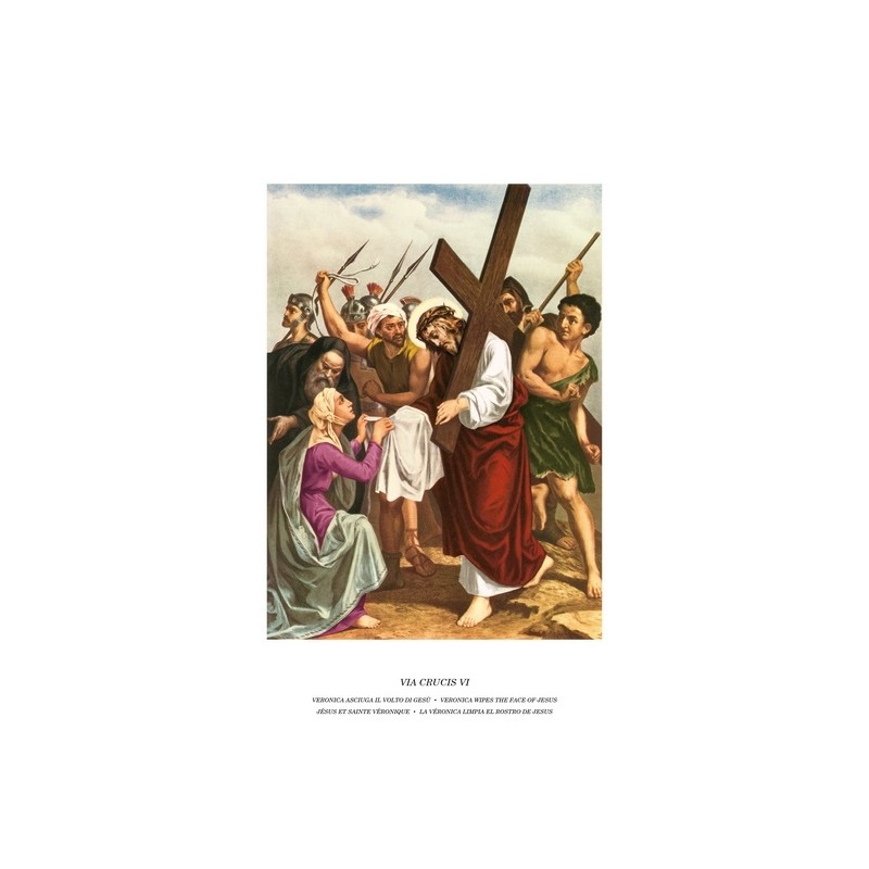 Tavole Via Crucis in cartoncino cm. 35X50