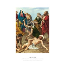 Tavole Via Crucis in cartoncino cm. 35X50