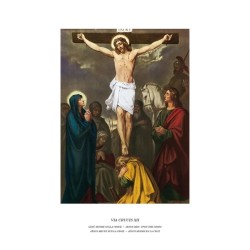 Tavole Via Crucis in cartoncino cm. 35X50