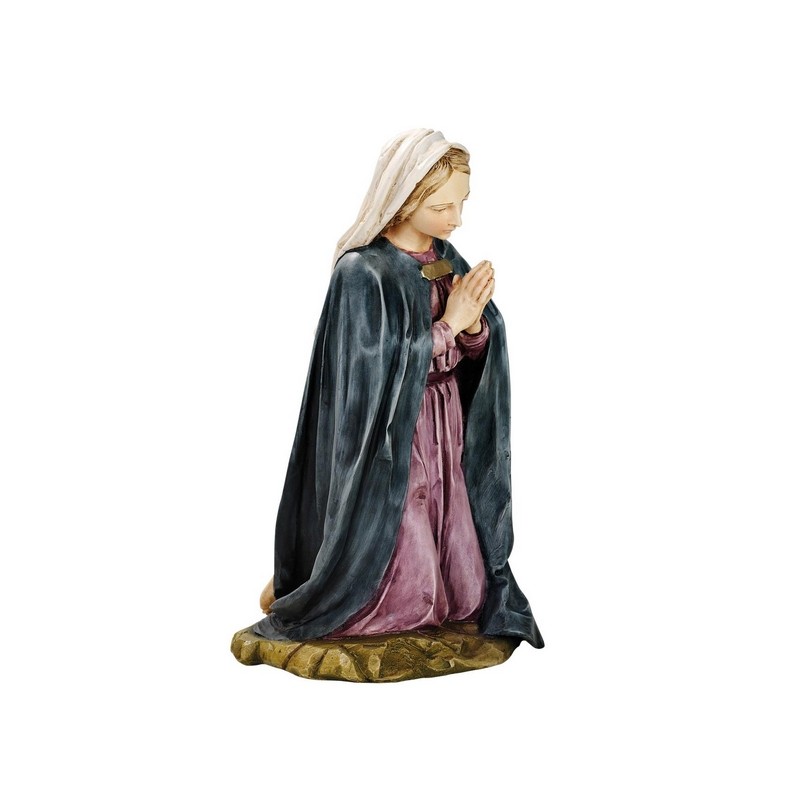 Madonna in ginocchio - presepio cm. 50