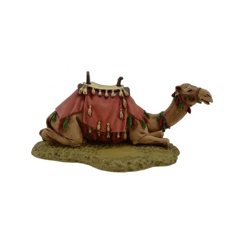 Cammello sdraiato per presepio cm. 13
