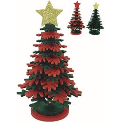 Alberello in feltro colorato cm. 17