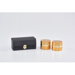 Astuccio con 2 vasetti oli santi tondi Ø cm. 5