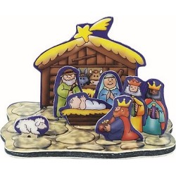 Presepe in pvc componibile per l'Avvento