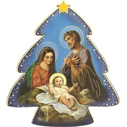 Immagine in pvc alberello Natività