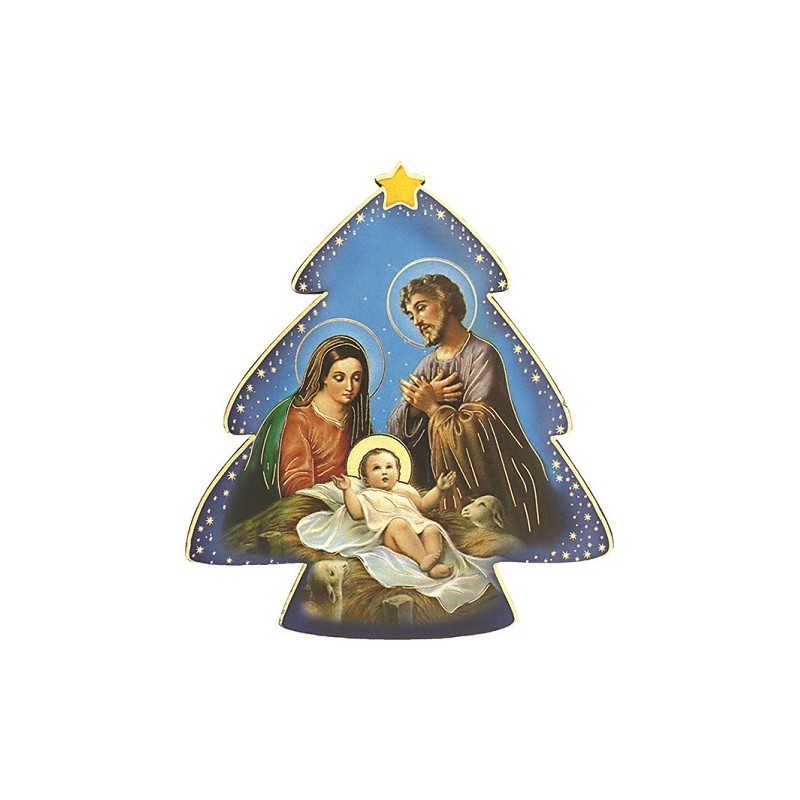 Immagine in pvc alberello Natività