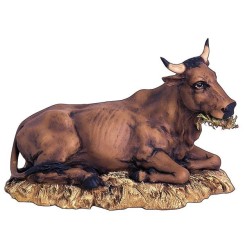 Bue in movimento per presepio cm. 30