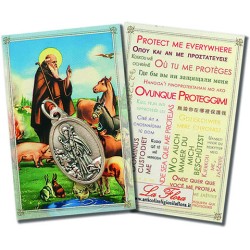 Confezione medaglia S. Antonio Abate