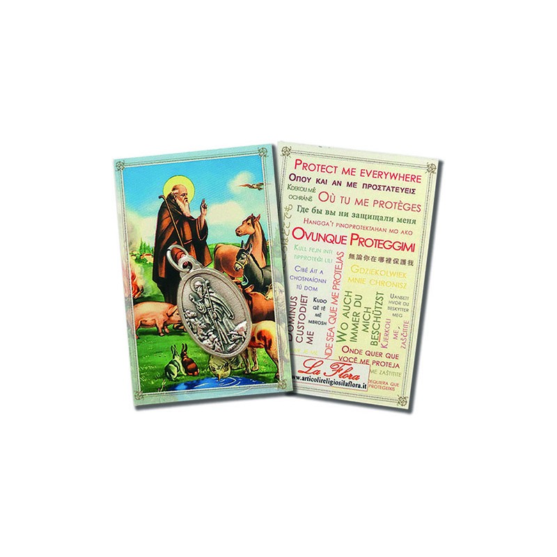 Confezione medaglia S. Antonio Abate