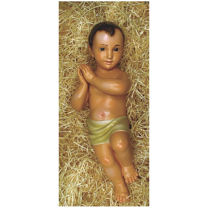 cm. 25 Bambino di Betlemme in gesso