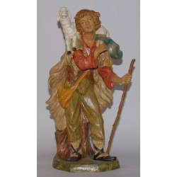 Pastore con pecora in plastica cm. 45