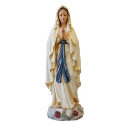Madonna di Lourdes in fibra di vetro cm. 60