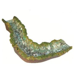 Curva a sinistra fiume piccolo