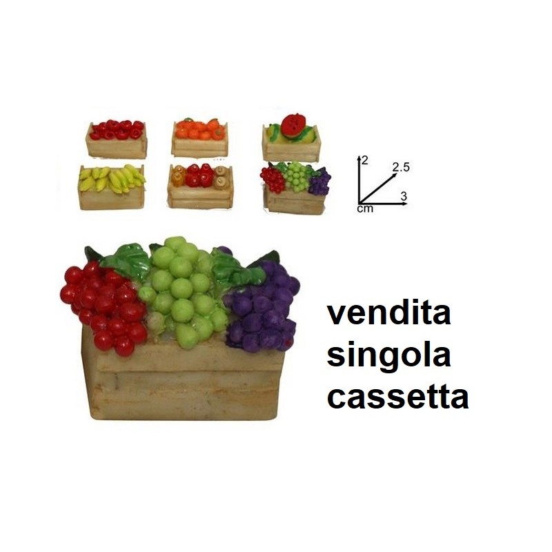 Cassetta di frutta assortita cm. 2x3