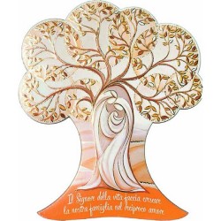 Confezione con quadretto benedizione "Albero della Vita"