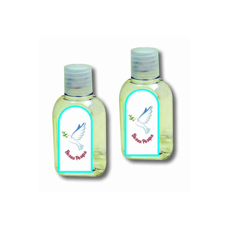 100 bottigliette plastica 50 ml. Buona Pasqua!