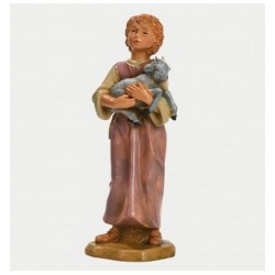 Ragazzino con capretta cm 19