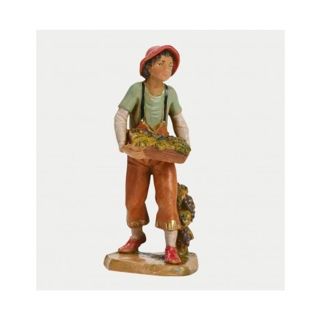Pastore con cesto cm 9,5