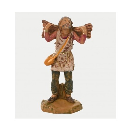 Pastore con legna in spalla cm. 6,5