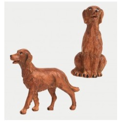 Serie 2 cani adatti a cm. 9,5