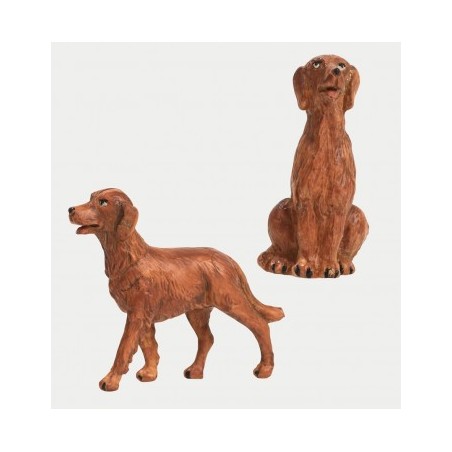 Serie 2 cani adatti a cm. 9,5