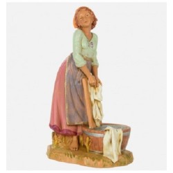 Donna che lava i panni cm 30