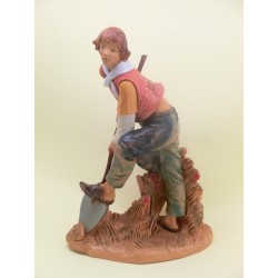 Pastore con vanga cm 30