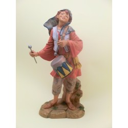 Ragazzo con tamburello cm 30