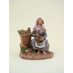 Fiorista seduta cm 12