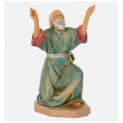 Pastore con le braccia al cielo cm 12