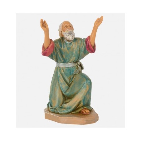 Pastore con le braccia al cielo cm 12