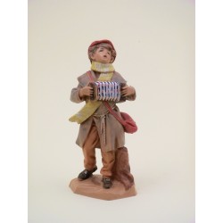 Ragazzo con fisarmonica cm 12