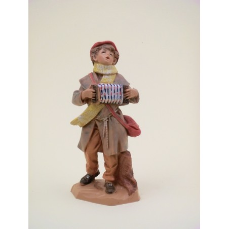 Ragazzo con fisarmonica cm 12