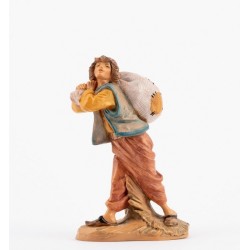 Ragazzo con sacco in spalla cm 12