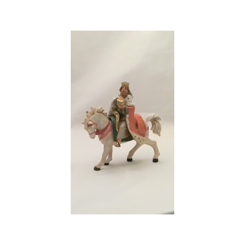 Re Magio su cavallo per cm 12