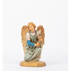 Angelo in ginocchio azzurro cm. 52