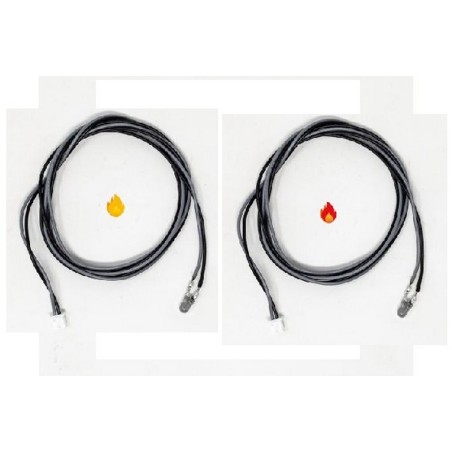 Led fuoco tremolante Ø 3 per mm. 2,5 Micro Light System