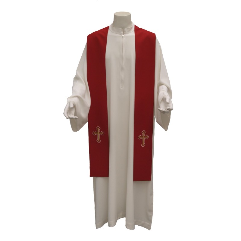 Stola ricamo croce (senza interno rigido)