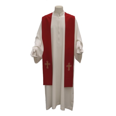 Stola ricamo croce (senza interno rigido)