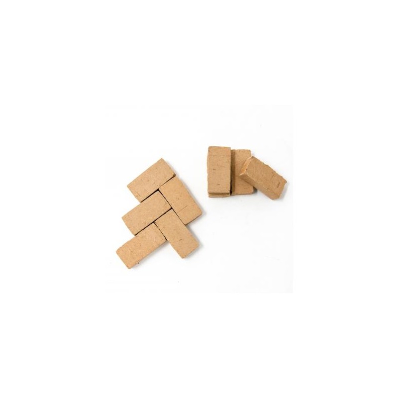Mattoni in terracotta - cm. 3x1,5x0,27 (conf. 100 pz)