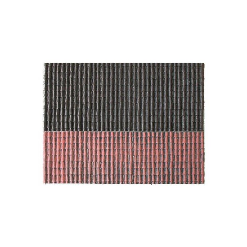 Tetti in plastica nero - cm. 33X25