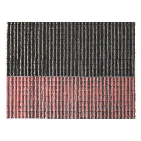 Tetti in plastica rosso - cm. 33X25