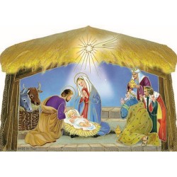 Immagine in pvc Capanna Natività