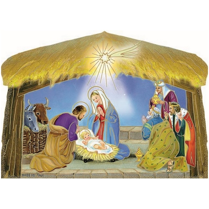 Immagine in pvc Capanna Natività