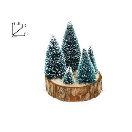 Set 5 alberelli su tronco