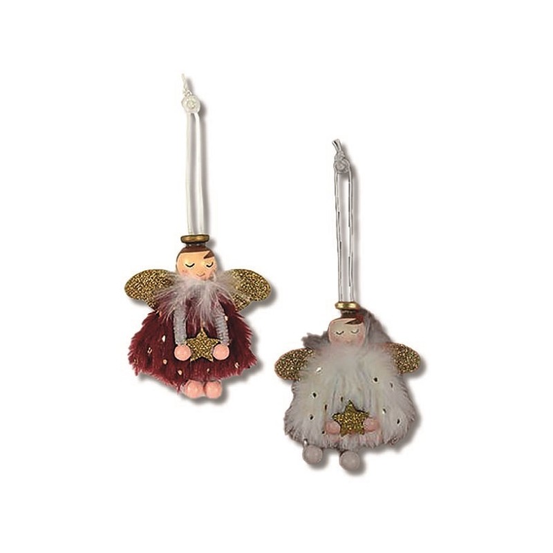 Busta 2 angioletti da appendere cm. 8