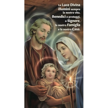 Benedizione Sacra Famiglia 12x22 (100 pz)