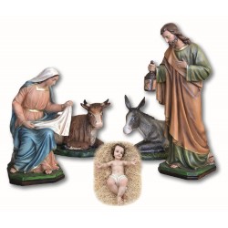 Natività 5 pezzi - presepio cm. 100
